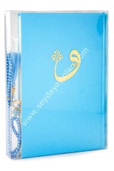 Kuranı Kerim İnci Tesbihli Turkuaz Renk