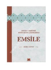 Kuranı Kerimdeki Bütün Kelime Çözümleriyle Emsile