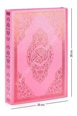 Kuranı Kerim Rahle Boy Pembe / القرآن الكريم