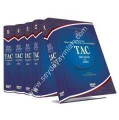 Tac Tercemesi ve Şerhi  5 Cilt  Şamua Kağıt